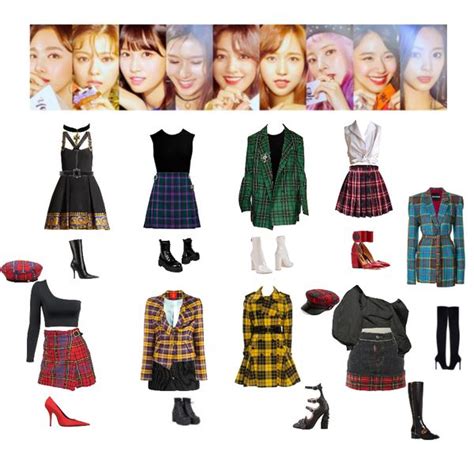 Fashion set TWICE YES OR YES created via | Kpop fashion outfits, Kpop outfits