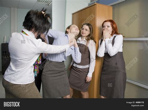 Office Fight Image & Photo (Free Trial) | Bigstock