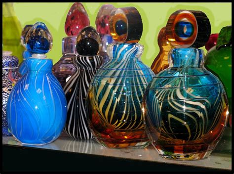 Perfume Bottles | Art glass perfume bottles at Marshall's in… | Flickr
