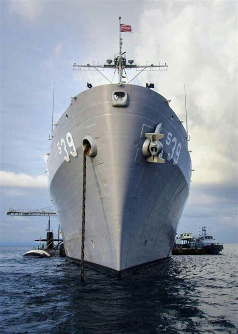 USS Emory S Land AS-39 | Navy day, Navy ships, Warship