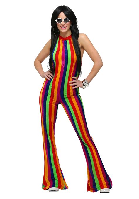 Womens 70's Disco Jumpsuit - Walmart.com