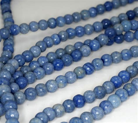 8mm Blue Jasper Gemstone Sky Blue Round Loose Beads 7 inch | Etsy