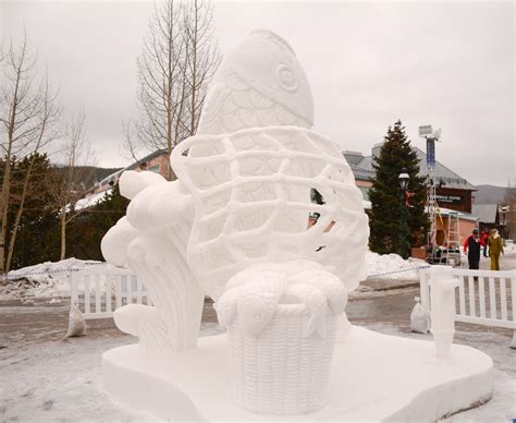 2015 International Snow Sculpture Championships in Breckenridge, Colorado