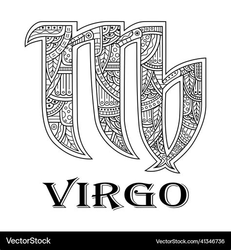 Virgo Tribal Zodiac Sign