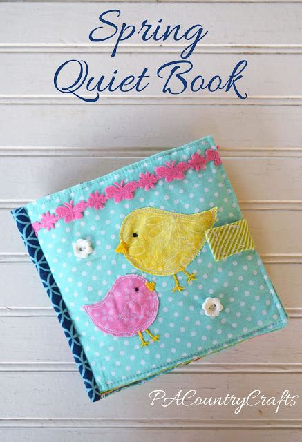 Spring Quiet Book ~ Cover — PACountryCrafts