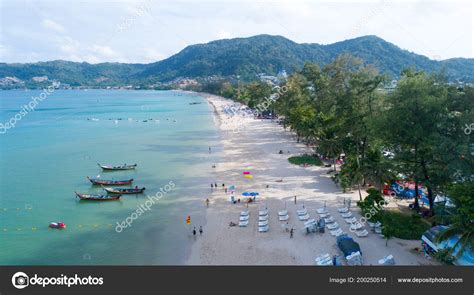 Aerial View Patong Beach Phuket Thailand January 2018 Stock Photo by ©palagornek@gmail.com 200250514