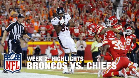 Broncos vs. Chiefs | Week 2 Highlights | NFL | Nfl broncos, Nfl, Sports ...