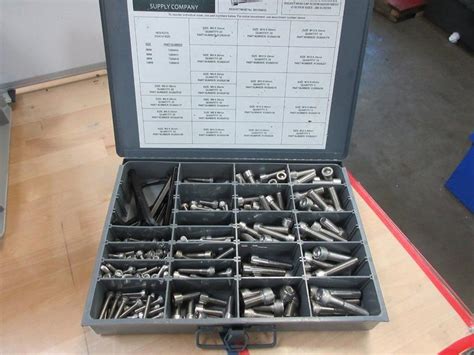 Machines Used | McMaster Carr Fasteners in Steel Divider Box