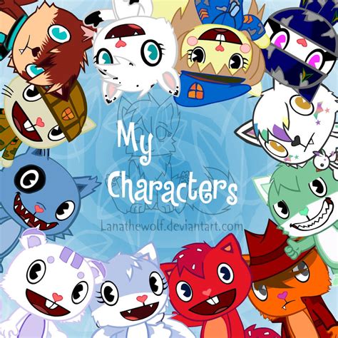 My HTF Characters by Lanathewolf on DeviantArt