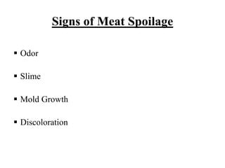 Microbiology of meat | PPT