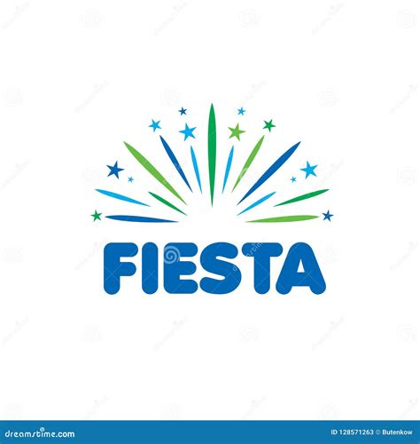 Abstract Logo for the Fiesta. Vector Illustration. Stock Vector ...