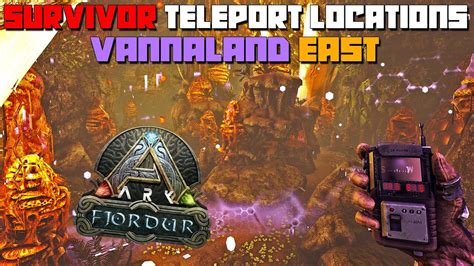 ARK: Fjordur | Vannaland East TELEPORT Locations (THE REDWOODS) Find ...