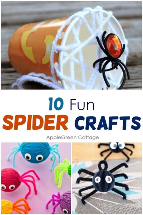 10 Awesome Spider Crafts for Kids to Make - AppleGreen Cottage