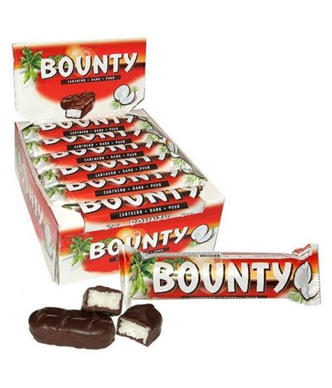 Bounty Twin Bars Dark Chocolate Box of 24 packs 1344 gm: Buy Bounty ...