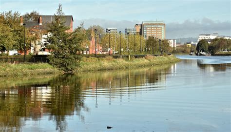 The River Lagan, Belfast (October 2017) © Albert Bridge cc-by-sa/2.0 ...