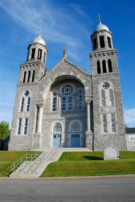 St. Mary Star of the Sea Church in Newport Vermont Stock Photo - Image of overlooking, orleans ...