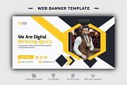 Web banner design template 02 | Social Media Templates ~ Creative Market