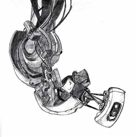 my GLaDOS sketch #portal2 #glados Portal Art, Drawing Ideas, Art Sketches, Pinterest, Drawings ...