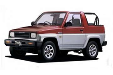 Daihatsu Rocky - Specs of rims, tires, PCD, offset for each year and ...