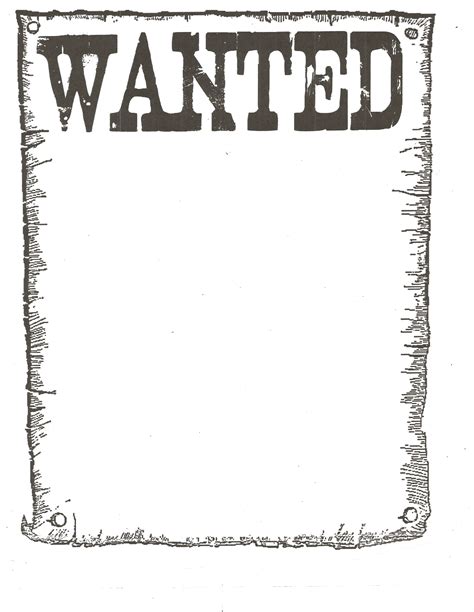 Wanted Poster | Poster template free, Wanted template, Poster template