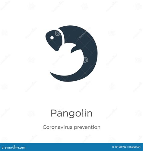 Pangolin Logo Design Vector. Pangolin Silhouette. Vector Illustration ...