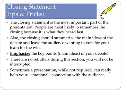 Write A Closing Statement | Sparkhouse