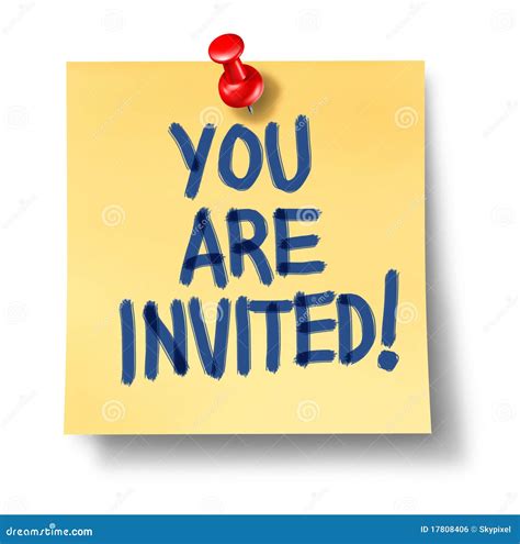 You are invited clipart