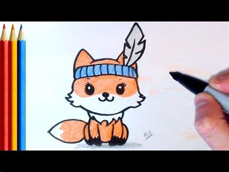 Kawaii Cute Fox Drawing Easy - Mundomomentaneo