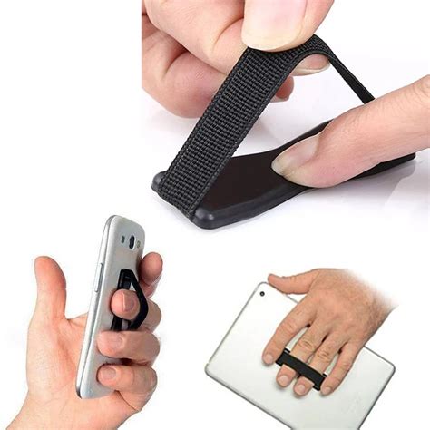 Universal Finger Phone Holder Plastic Sling Grip Anti Slip Stand for Tablet Cellphone for ...