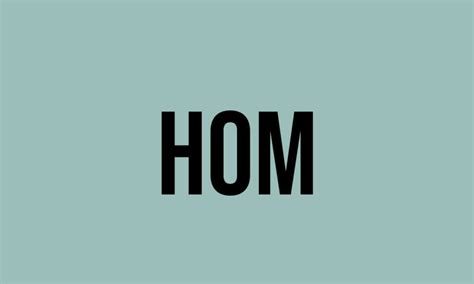 What Does Hom Mean? - Meaning, Uses and More - FluentSlang