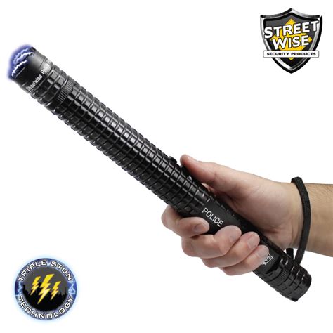 Streetwise Police Force 10,000,000 Tactical Stun Baton Flashlight