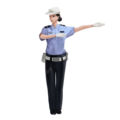 Traffic Police Clipart Vector, Female Traffic Police, Traffic Police, Traffic, Labor PNG Image ...