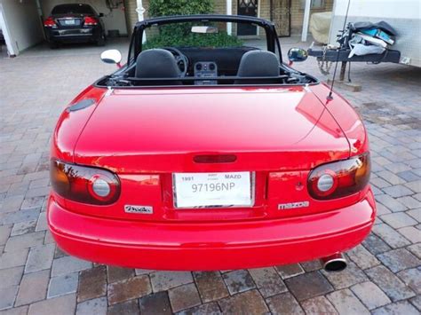 1991 MAZDA MIATA MX-5 CONVERTIBLE, SUPER NICE, ONE OWNER, LOW MILEAGE ...