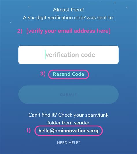 I need help with the 6-digit email confirmation code – Healthy Minds Innovations