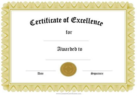 Awards And Certificates Templates Free Formal Award Certificate Templates Custom… | Certificate ...