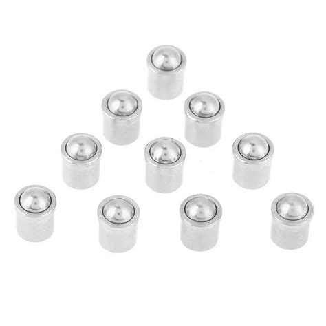 10Pcs/Lot 304 Stainless Steel Ball Plunger Push Fit Ball Spring Ball Plungers 6*7mm Body ...