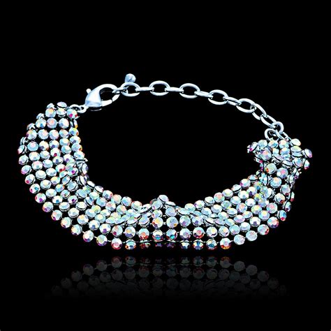 Fascinating Big Swarovski Element Bracelets