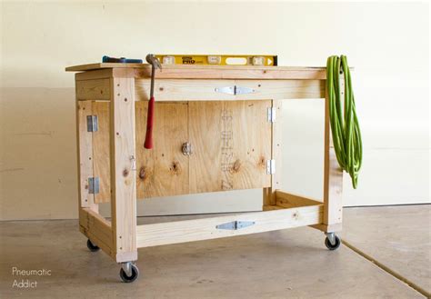 DIY Folding Mobile Workbench Modifications | Popular Woodworking ...