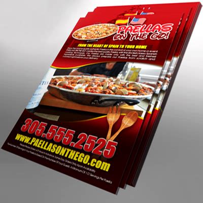 Flyer Printing, Printed in Full Color on Thick 16pt Card Stock, with UV Gloss or Matte Finish by ...