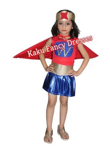 Kids Dress Polyester Kids Wonder Girl Costume at Rs 400 in Delhi | ID: 14804246791