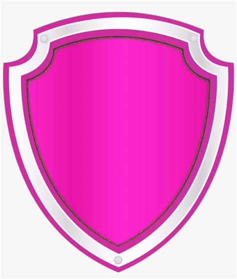 Paw Patrol Pink Shield - 1024x1154 PNG Download - PNGkit