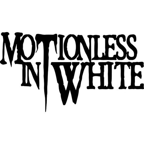 Motionless In White Band Decal Sticker - MOTIONLESS-IN-WHITE-DECAL