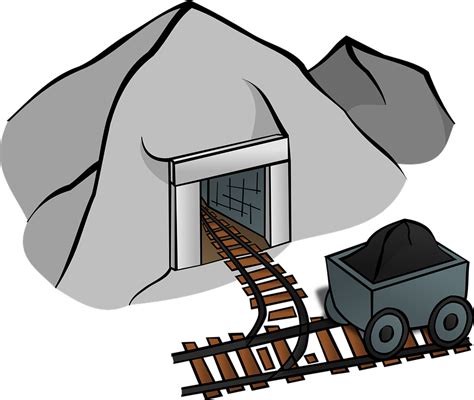 Coal Mine Cave · Free vector graphic on Pixabay