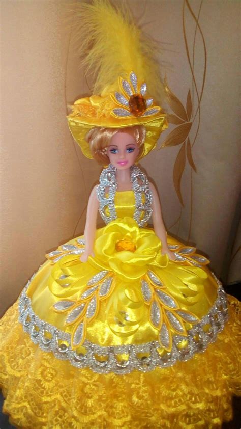 Barbie yellow Barbie Wedding Dress, Barbie Dress, Barbie Clothes, Doll Dress, Wedding Dresses ...