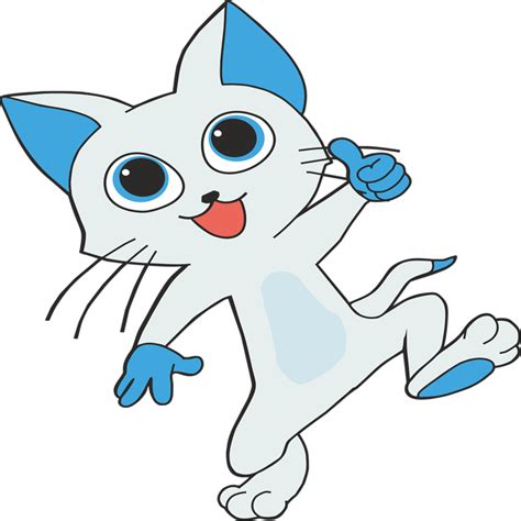 Cat Blue Design 13923816 PNG