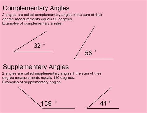 Complementary Angle Of 20 Degrees