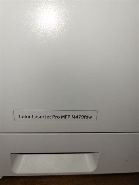 HP LaserJet Pro MFP M479fdw All-In-One Laser Printer 192018996946 | eBay