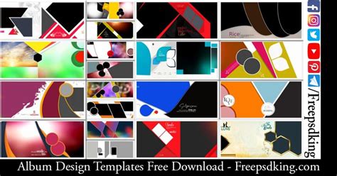 Album Design Templates for Free Download - Freepsdking.com