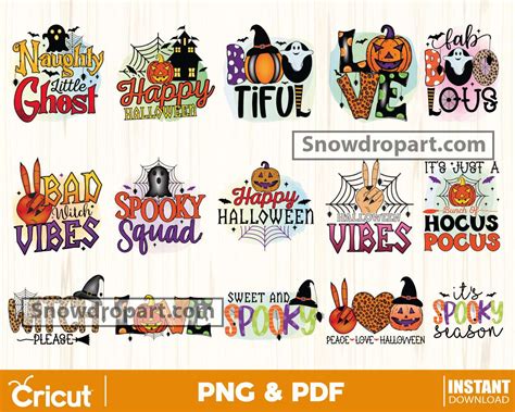 25 Halloween Sublimation Png Bundle, Halloween Png, Halloween Clipart ...