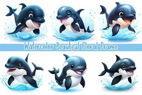 Cute Baby Whale Background Graphic by Aspect_Studio · Creative Fabrica